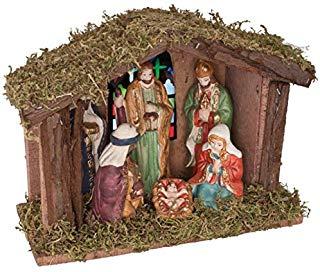 creche de noel lumineuse et musicale 1